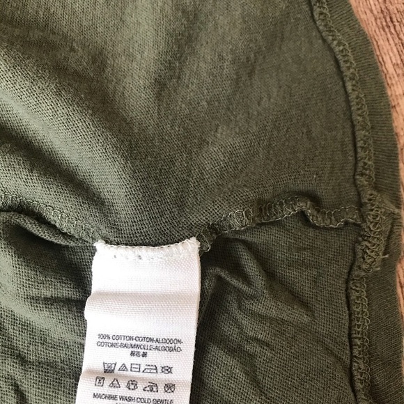 Free People We The Free Olive Green Tunic - Picture 3 of 4